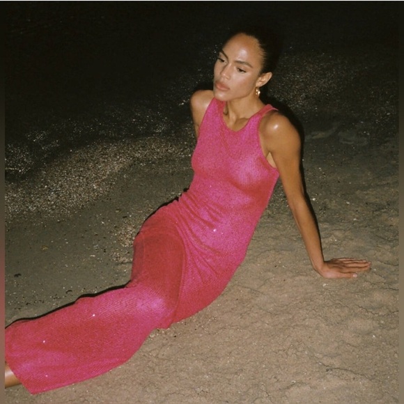 Astra Resort Natalia Maxi Dress Pink - Picture 3 of 13